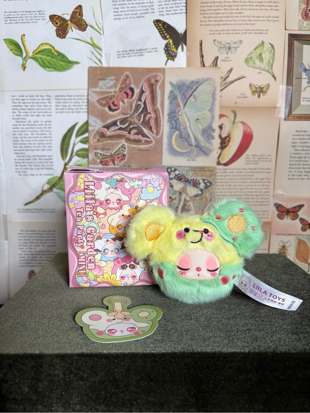 Liila’s garden tea party mini sleeping kiwi